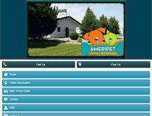 Tablet Screenshot of ameripethotel.com